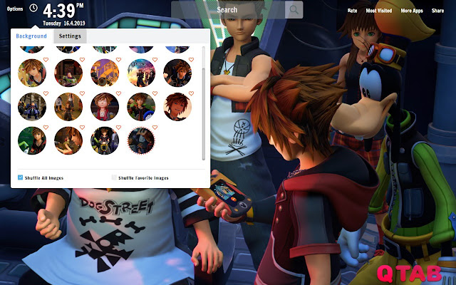 Kingdom Hearts 3 New Tab Wallpapers