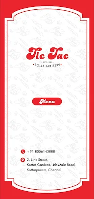 Tic Tac menu 1