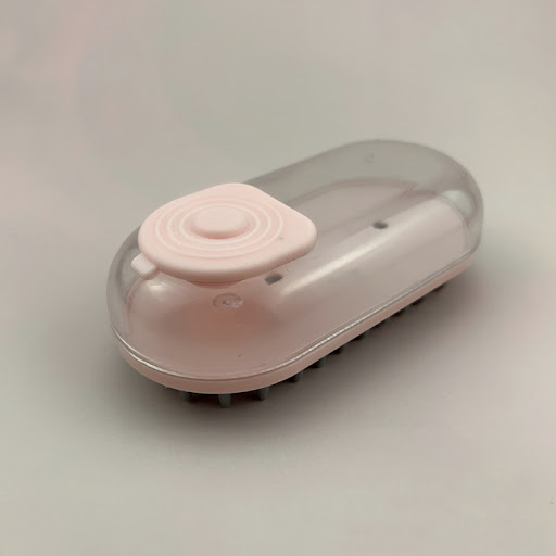 Title 7, Handheld Pet Bath Massage Brush Soft Floating H...