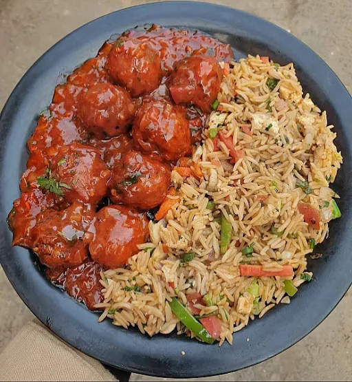 Fried Rice + Manchurian