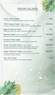 The White House menu 3