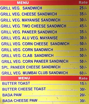 New Mumbai Snacks Fast Food menu 