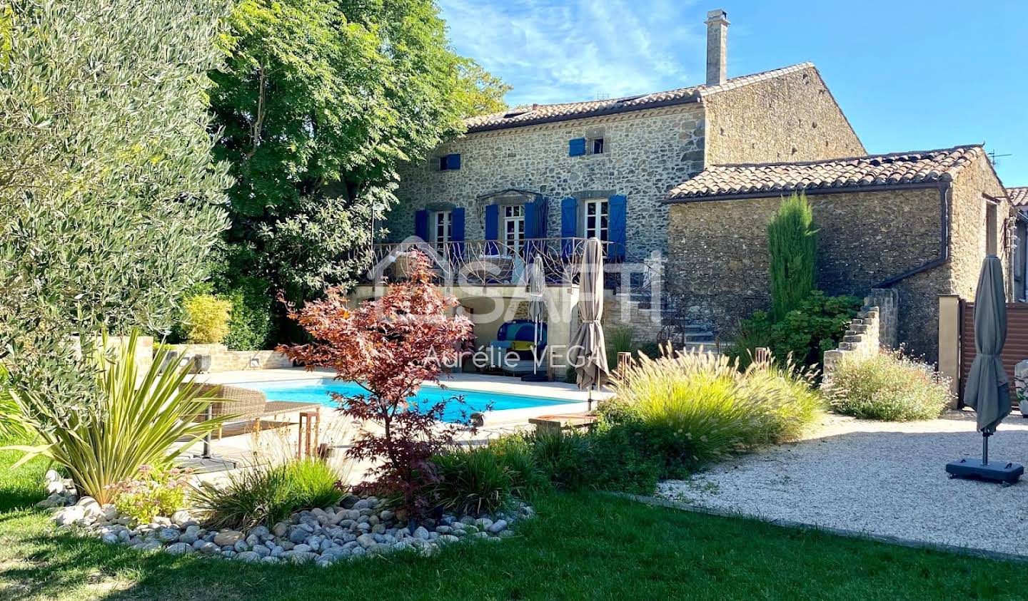 House with pool and terrace Fanjeaux