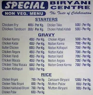 Special Biryani menu 2