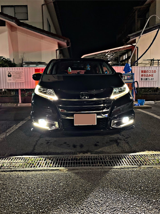 オデッセイの洗車・ナンバーボルト交換・1枚目がお気に入り😍・DIYに関するカスタム事例の投稿画像1枚目