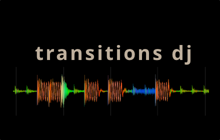 Transitions DJ Web chrome extension