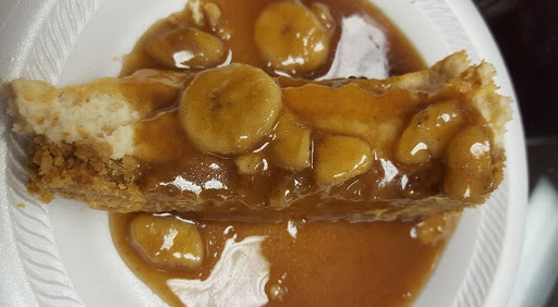 Bananas Foster Cheesecake with Sauce