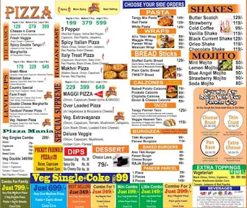 Pizza Downtown menu 