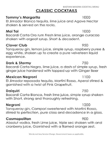 Lovecrumbs menu 