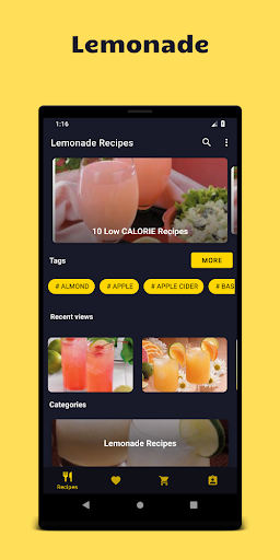 Screenshot Lemonade: Lemon Juice Recipes