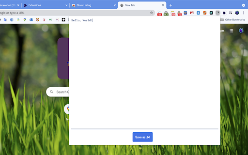Chrome Quick Notes