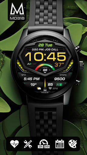 Screenshot MD318 3D Digital Watch Face