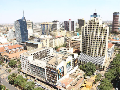 The Nairobi central business district on March 10 / MONICAH MWANGI