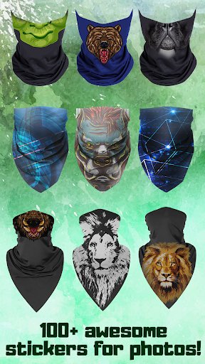 Ghost Face Mask - Cagoule Photo Editor