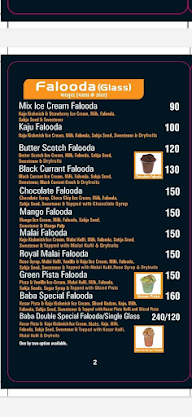 Falooda Hub menu 1