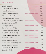 Love & Cheesecake menu 8