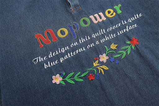 Title 9, Embroidered Denim Loose Short Sleeve for Men an...