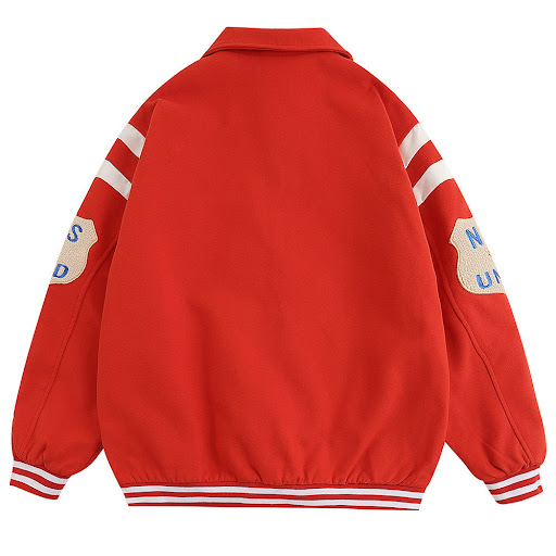 Title 5, Mens Embroidered Lapel Jacket Baseball Coat, a...