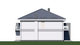 APS 348 wariant 2 DWU - Elewacja prawa