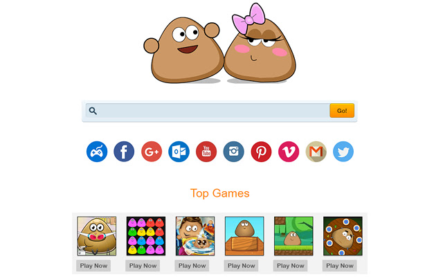 Pou Games New Tab