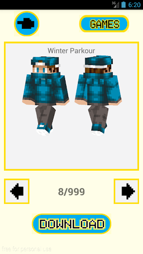 Skins for Minecraft PE