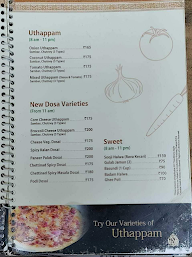 Saravana Bhavan menu 1