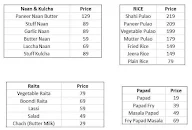 Jaipur Junction Since 1999 menu 2