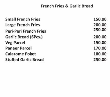 Cake N Company menu 