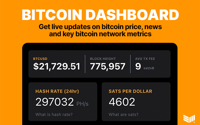 Bitcoin Dashboard Preview image 2