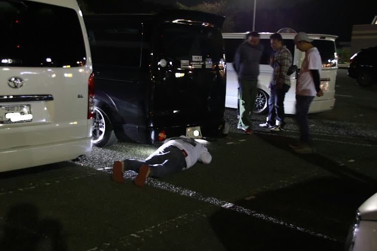 アルト ターボRSのハイエース・九州箱バン・基山オフ・相変わらずわちゃわちゃ(笑)・お疲れ様でしたぁ(* ॑꒳ ॑*  )に関するカスタム事例の投稿画像6枚目