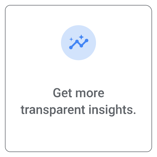 Benefit 3, Get more transparent insights.