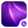 Purple-APUS Launcher theme icon