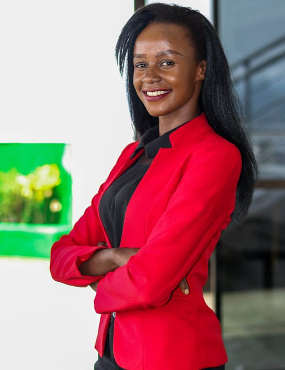 Kisumu woman representative aspirant Valentine Anyango Otieno (22).