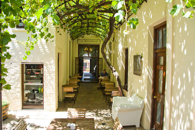 The Vine, a heritage landmark, at Cape Heritage Hotel.