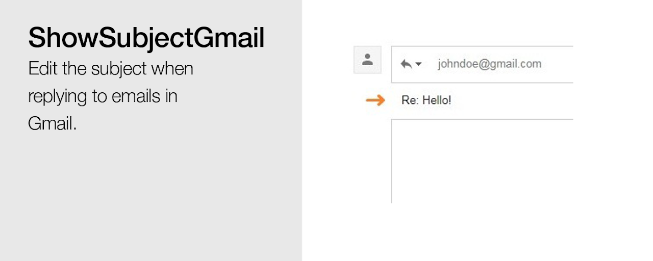 ShowSubjectGmail Preview image 2
