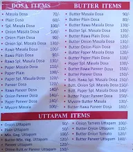 Om Sai Dosa Corner menu 4