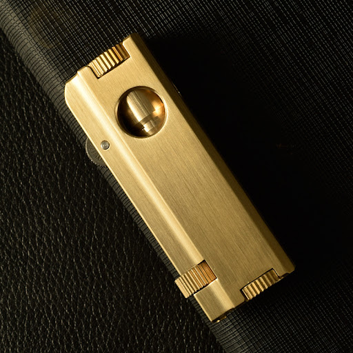 Title 3, Vintage Metal Brass Heavy Duty Trench Lighter. ...