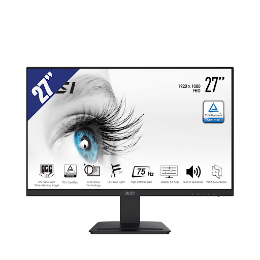 Màn hình LCD MSI 27" Pro MP273 (1920 x 1080/IPS/75Hz/5 ms/FreeSync)