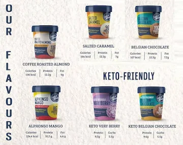 Get-A-Whey Healthy Ice Creams menu 