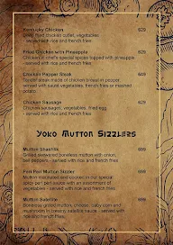 Yoko Sizzlers menu 6