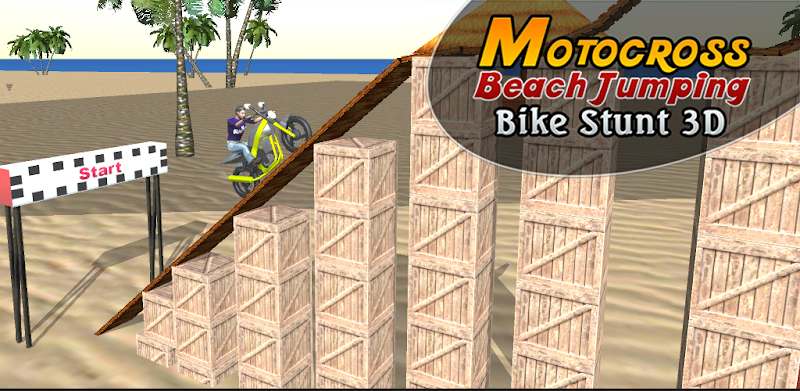 Motocross Beach Jumping Bike Stunt 3D