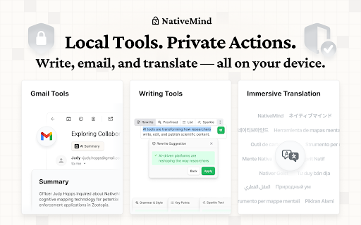 NativeMind: Your fully private, open-source, on-device AI assistant screenshot 2
