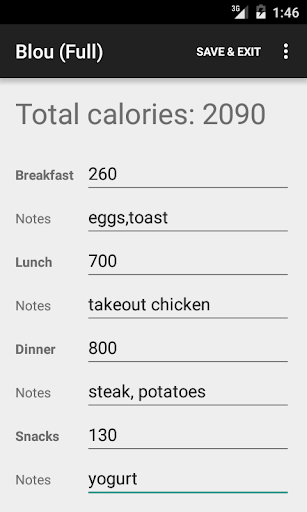 Blou Calorie Counter Lite