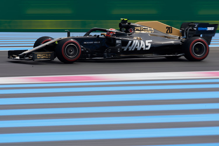 Kevin Magnussen of Denmark driving the (20) Rich Energy Haas F1 Team VF-19 during the Pirelli GP de France 2019 at Circuit Paul Ricard on June 21 2019 in Le Castellet, France.