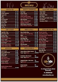 Coffee Soffee menu 2