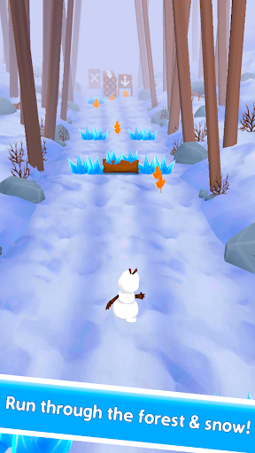 Screenshot Snowman Rush: Frozen run