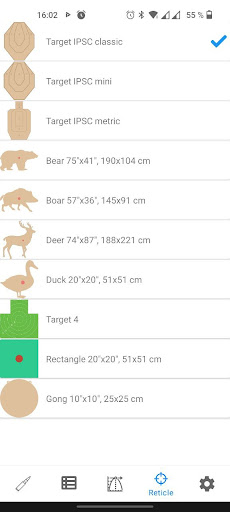 Screenshot Ballistics Calculator 2024