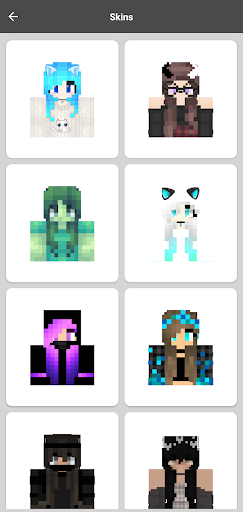 Screenshot Girls Skins for Minecraft PE