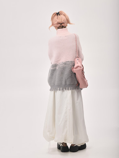 Title 16, Womens Mink Fur Loose And Lazy Style Sweater