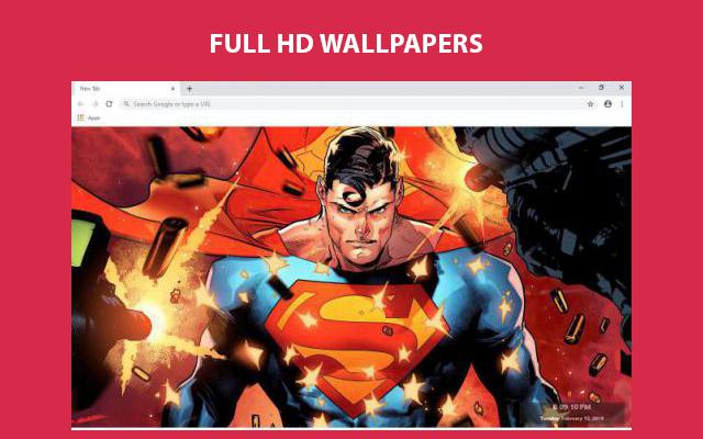 Superman Wallpapers and New Tab